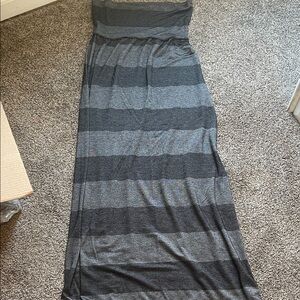 Max Studio Gray Striped Dress